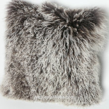 2017 Wholesale Tibetan Mongolian Lamb Fur Wool Cushion Cover